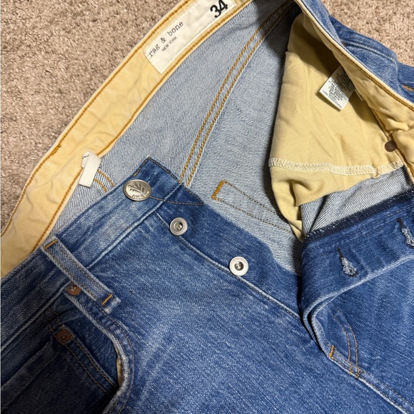 Rag & Bone Women's Blue Denim Jeans - Picture 3 of 3